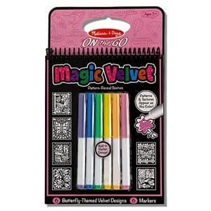 Melissa and Doug On The Go Magic Velvet Animal Scene