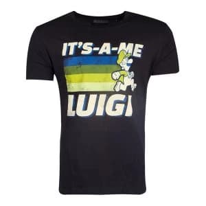 Nintendo - It'S-A-Me Luigi Mens XX-Large T-Shirt - Black