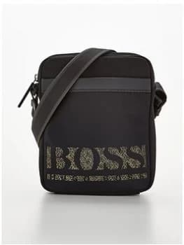 Hugo Boss Magnified Pixel Logo Crossbody Bag