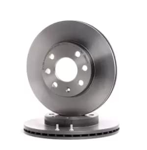 PAIR PAINTED BREMBO BRAKE DISCS 09.8635.11