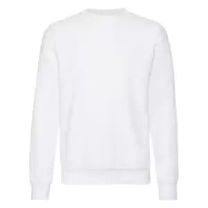 Fruit Of The Loom Mens Set-In BelcoroA Yarn Sweatshirt (2XL) (White)