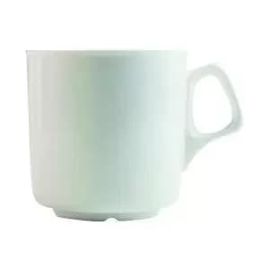 Cafe Mug 300ml10.5oz White Pack of 24 0305099 AU98182