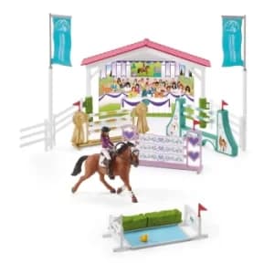 SCHLEICH Horse Club Friendship Horse Tournament Toy Playset, Unisex, 5 to 12 Years, Multi-colour (42440)