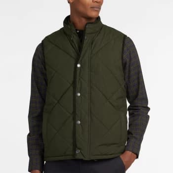 Barbour Mens Harley Gilet - Sage - S