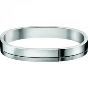 Mens Calvin Klein Stainless Steel Large Constructed Bangle