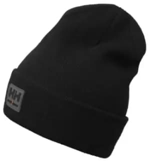 Helly Hansen Black Acrylic Knitted Beanie