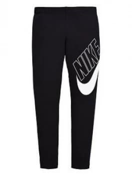 Nike Girls Nsw Favorites Gx Leggings - Black/White