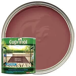 Cuprinol Anti Slip Decking Stain - American Mahogany 2.5L