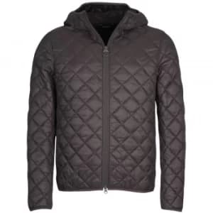 Barbour Mens Hooded Quilted Jacket Asphalt Medium