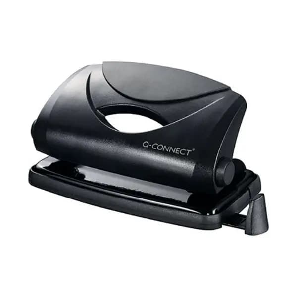 Q-Connect Q-Connect Light Duty Hole Punch 10 Sheet Black 875 KF01233