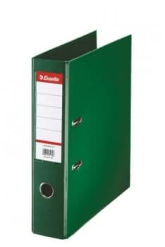 Esselte A4 Pvc Lever Arch 75mm Green - 10 Pack