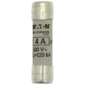 Bussmann C10G4 4A GG 500Vac 10x38mm Cylindrical Fuse