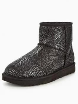 UGG Classic Mini Glitzy Boot Black Size 4 Women