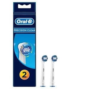 Oral B Precision Clean Replacement Toothbrush Heads x2