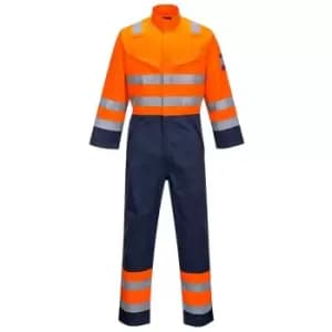 Portwest MV29ONRM - sz M Modaflame RIS Navy/Orange Coverall - Orange/Navy - Orange/Navy