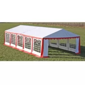 Party Tent 10 x 5m Red - Red - Vidaxl