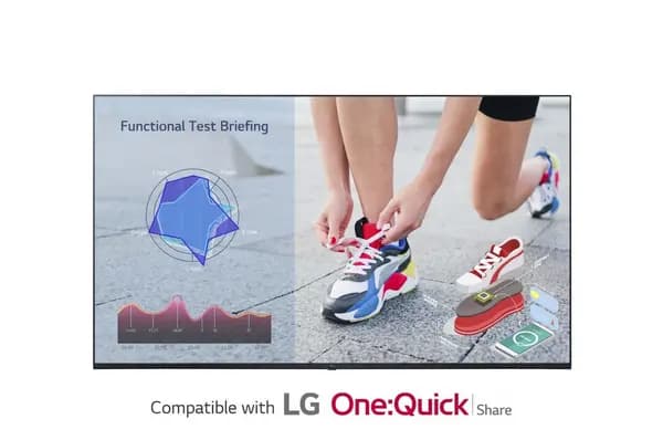 LG LG 55UL3J-E Digital signage display 139.7cm (55') IPS 400 cd/m 4K Ultra HD Blue Built-in processor Web OS 16/7 55UL3J-M