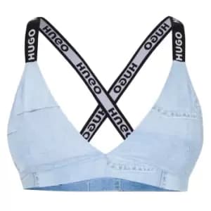 Hugo Denim Effect Bra - Blue