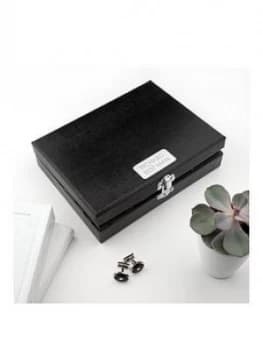 Personalised 12 Compartment Cufflink Box