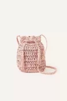 Raffia Duffle Bag