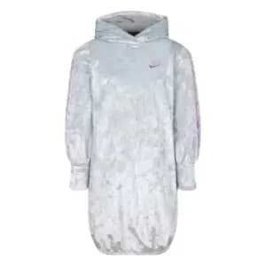 Nike Velour Hooded Dress - Silver