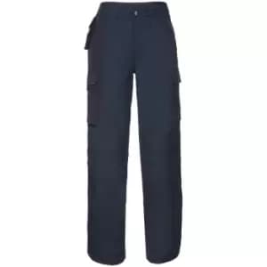 Russell Work Wear Heavy Duty Trousers (Long) / Pants (30W x Long) (French Navy) - French Navy