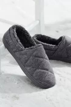Quilted Felt Slippers