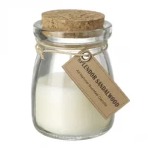 Glass Candle 'splendor Sandalwood' by Heaven Sends