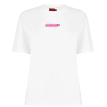 Hugo Boss Logo Box T Shirt - White 972