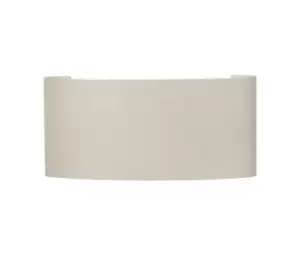 Arcs Flush Wall Lamp, 6W LED, 3000K, 450lm, IP54, Sand White