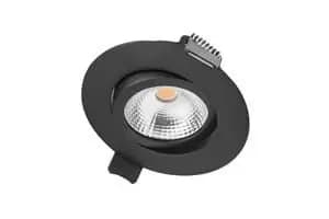 Integral LED Ultra Slim Tiltable Downlight 6.5W 65mm Cut out 3000K 650lm Dimmable - ILDL65L002