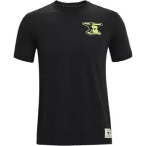 Under Armour Armour Rock Wreck Crew T Shirt Mens - Black