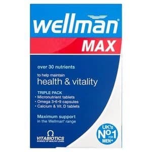 Vitabiotics Wellman Max Tablets and Capsules 84s