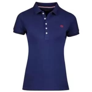 Dublin Lily Cap Sleeve Polo - Blue