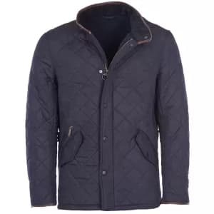 Barbour Mens Powell Quilted Jacket Navy Large