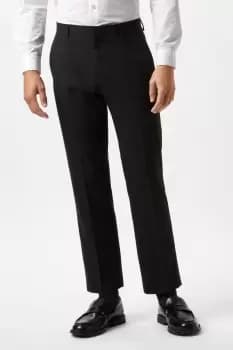 Mens Tailored Fit Charcoal Essential Suit Trousers