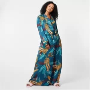 Biba BIBA Longline Satin Robe - Multi