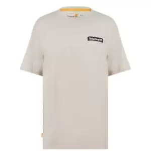 Timberland Badge T shirt - Beige