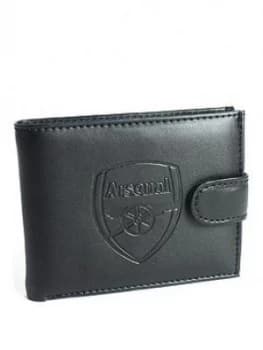 Official Football Leather Wallet with Embossed Crest - Liverpool, Chelsea, Manchester City, Tottenham, One Colour, Size Manchester City, Women