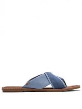 Toms Viviana Flat Sandal - Navy