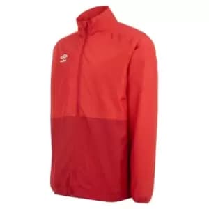 Umbro Training Shower Jacket Mens - Red