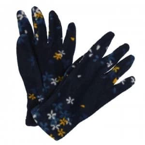 Regatta Fallon Printed Gloves - Navy Floral