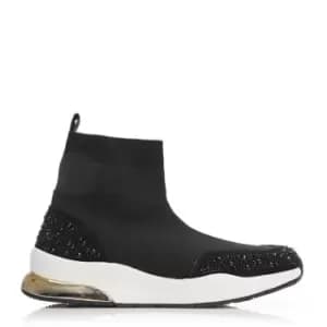 Moda in Pelle Bronsie Slip On Trainers - Black