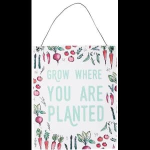 Gardener's Retreat Metal Sign Pack Of 6