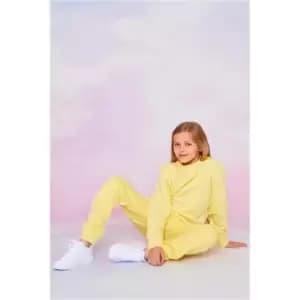 I Saw It First Lemon Girls Basic Joggers - Yellow