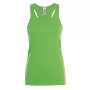 SOLS Womens/Ladies Justin Sleeveless Vest (M) (Lime)
