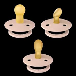 BIBS Try-It Colour 3 Pack Size 1 Blush 3 pcs