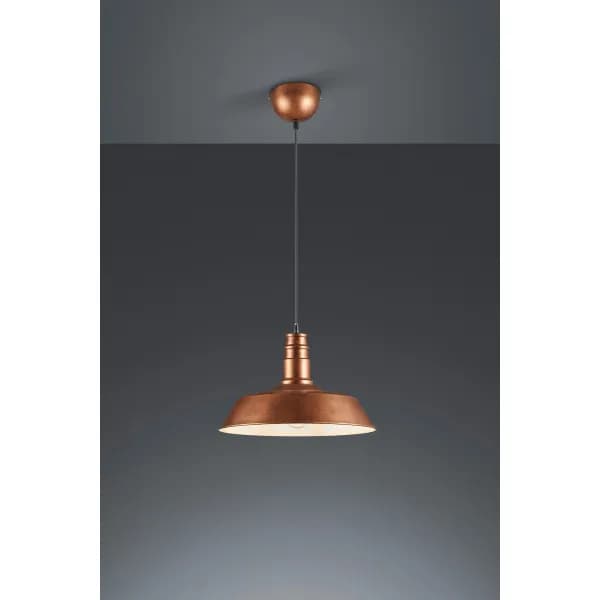 Will Modern Dome Pendant Ceiling Light Antique copper