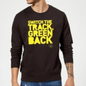 Danger Mouse Switch The Track Green Back Sweatshirt - Black