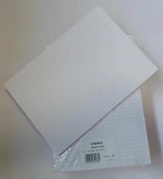 A4 Memo Pad Headbound Feint Ruled - Pack of 10